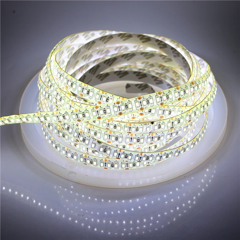 

5m Super Bright SMD3014 204leds/m Flexible LED Strip light 12V 10mm Width 1020leds LED Diode Tape Lamp White/Warm white/Red/Bule