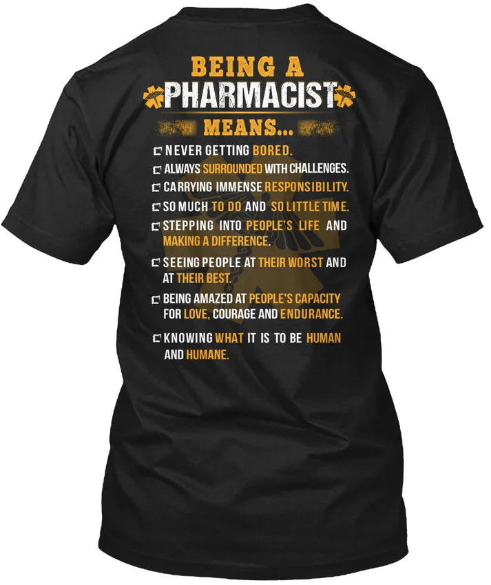 

Proud Pharmacist Popular Tagless Tee T-Shirt