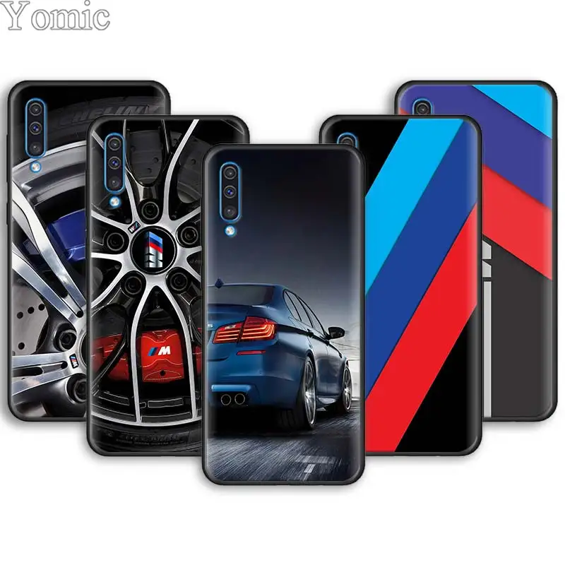 

Fashion Cars BMW M Series Logo Soft Phone Cases for Samsung Galaxy A6 A7 A8 Plus A9 A10 A20 A30 A40 A50 A70 M30 M20 Black Case C