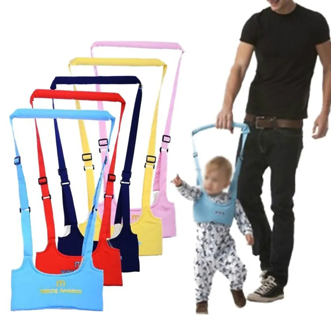 

Child Safety Harness Assistant Baby Walker Baby Harness Assistant Toddler Leash for Kids Learning Walking Baby Belt