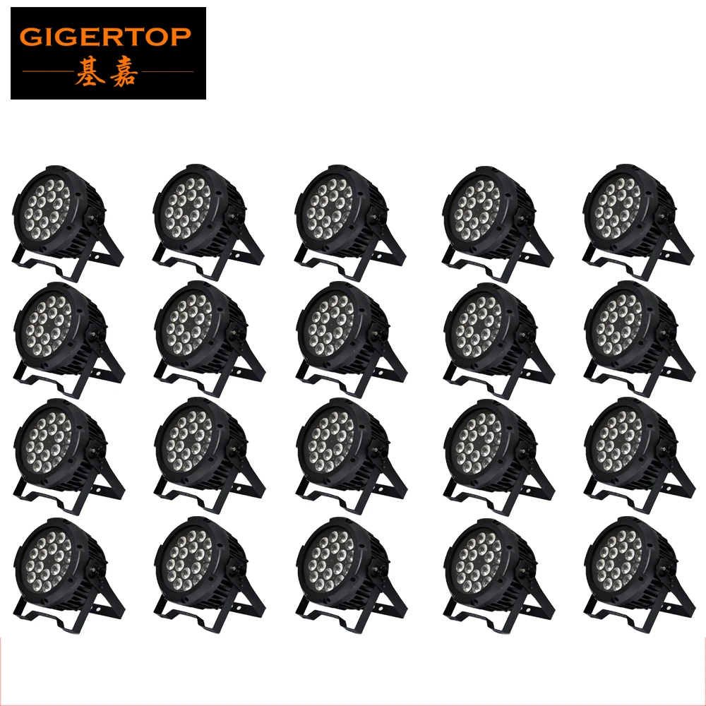 

Freeshipping 20 Pack 18x15W RGBWA 5IN1 Led Par Light Waterproof Lens Cover Case/Non Waterproof Back Case Handing Clamp Hook