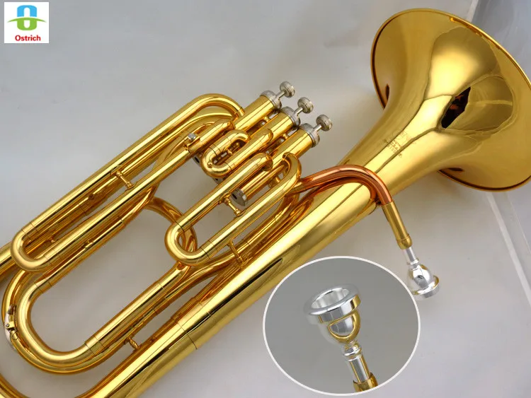 Alto horn kit золотой лак Eb чехол для ключей и т. Д