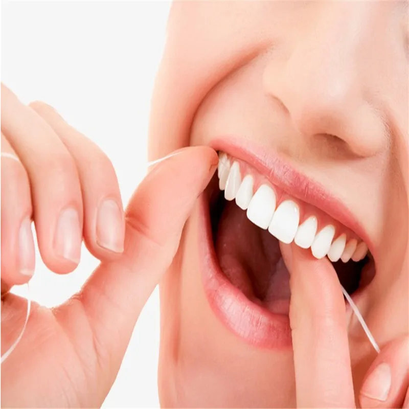 3 шт. 50 м зубные Flosser гигиена полости рта чистка зубов воск ароматный мятный зубной нитью катушку зубочистка зубы Flosser чистке зуб