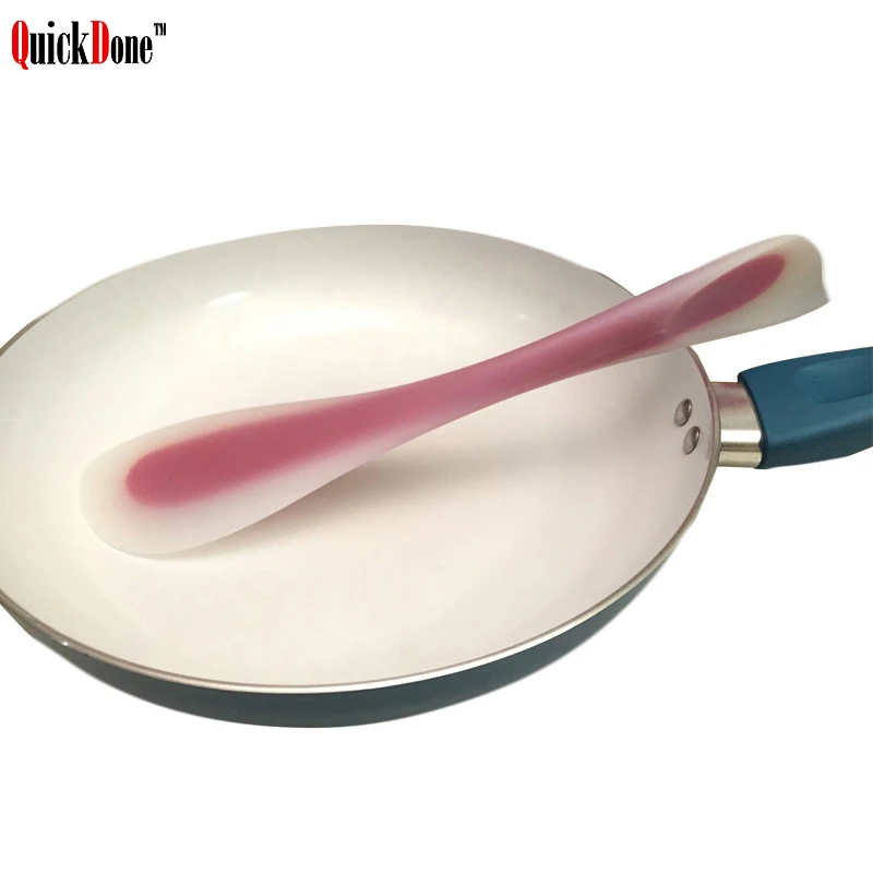  QuickDone Baking Tools Double Silicone Spatula Spoon For Cakes Cookie Pastry Scraper Buttter Ice Cr