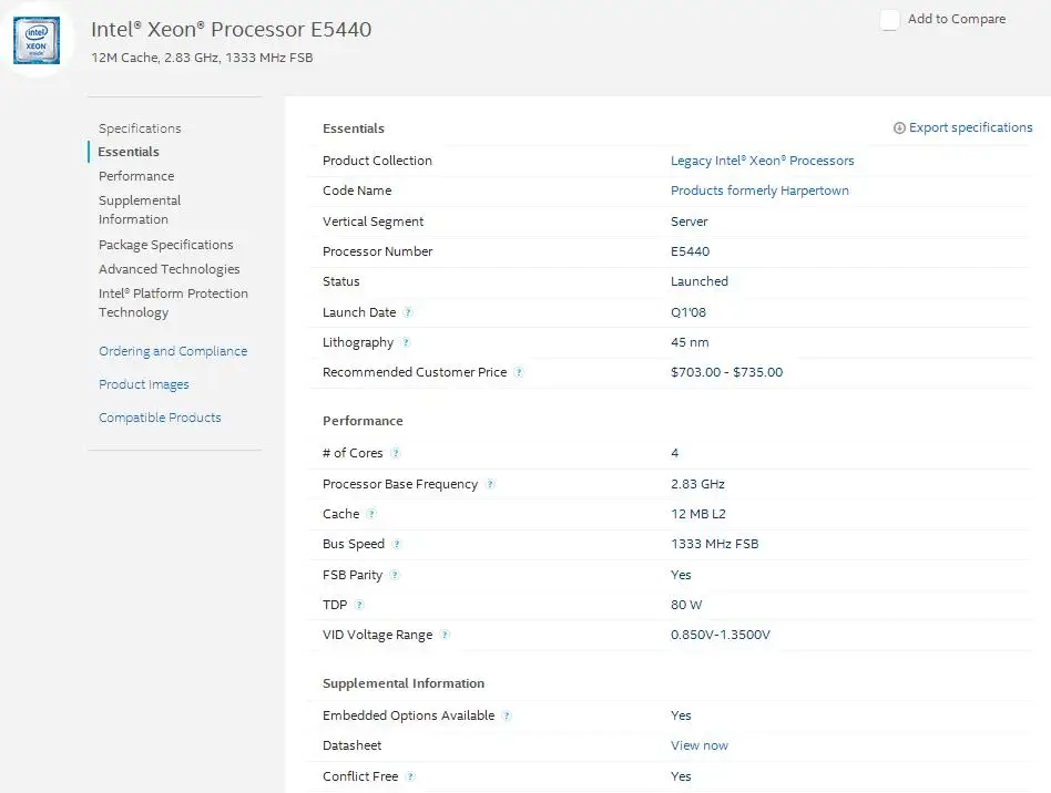 INTEL XEON E5440 2,83 GHz/12 M/1333 Mhz/cpu равный LGA775 Core 2 Quad Q9550 cpu, работает на материнской плате LGA775 без адаптера