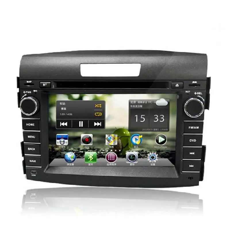 Best 7" In-Dash Car DVD player with GPS(opt),audio Radio stereo,USB/SD,AUX,BT/TV,Canbus,car multimedia headunit for Honda CR-V 2012 3