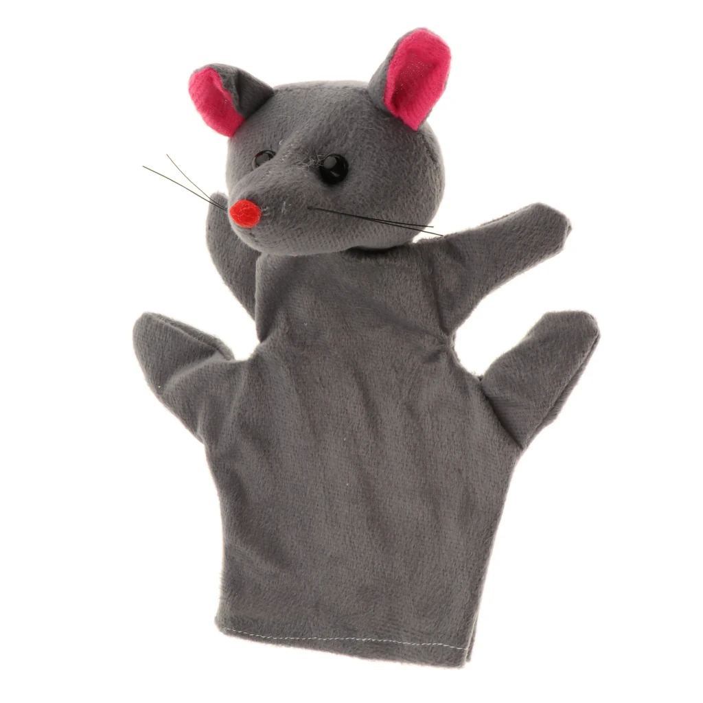 11 Kinds Big Hand Puppet Animal Plush Doll  9 Inch Soft Hand Puppets Imaginative Play Toy Kids Adults Party Favors Birthday Gift