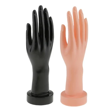 

Black Skin Color Female Mannequin Hand Wrist Model for Jewelry Bracelet Necklace Ring Gloves Display 12 inch