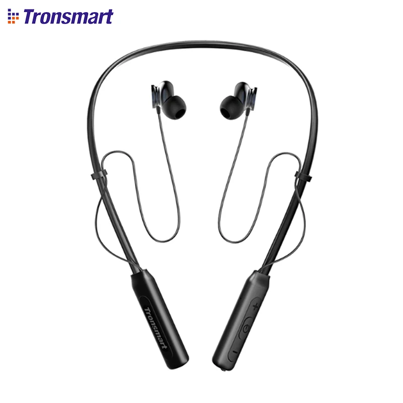 

Tronsmart Encore S2 Bluetooth Wireless Earphone DSP IPX34 Waterproof Superior Sound Headset for Gaming Sport Neckband Headphone
