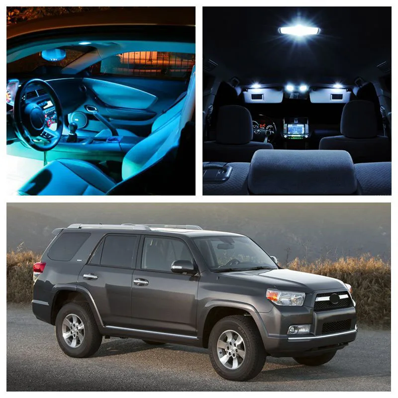 Us 19 99 14pcs Ice Blue Lamp White Led Lights Interior Package Kit For Toyota 4runner 1996 2002 Map License Plate Light Toyota Ef 25 In Signal Lamp