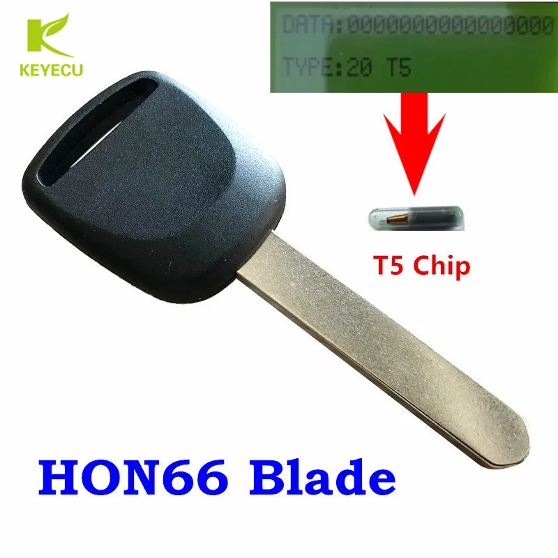 KEYECU 20PCS X Replacement Transponder Key Fob With Glass IDT5 Chip for Honda Uncut HON66 Blade | Автомобили и мотоциклы