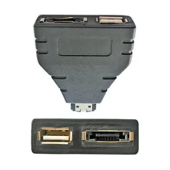 

Combo eSATA Power over eSATA USB 2.0 to eSATA & USB splitter Adapter 1 in 2 new