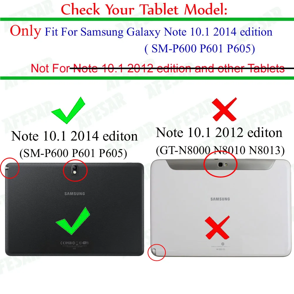 Сверхтонкий чехол Afesar P600 P601 T520 521 для Samsung Galaxy Note 10 1 2014 Edition/Galaxy Tab Pro умный с