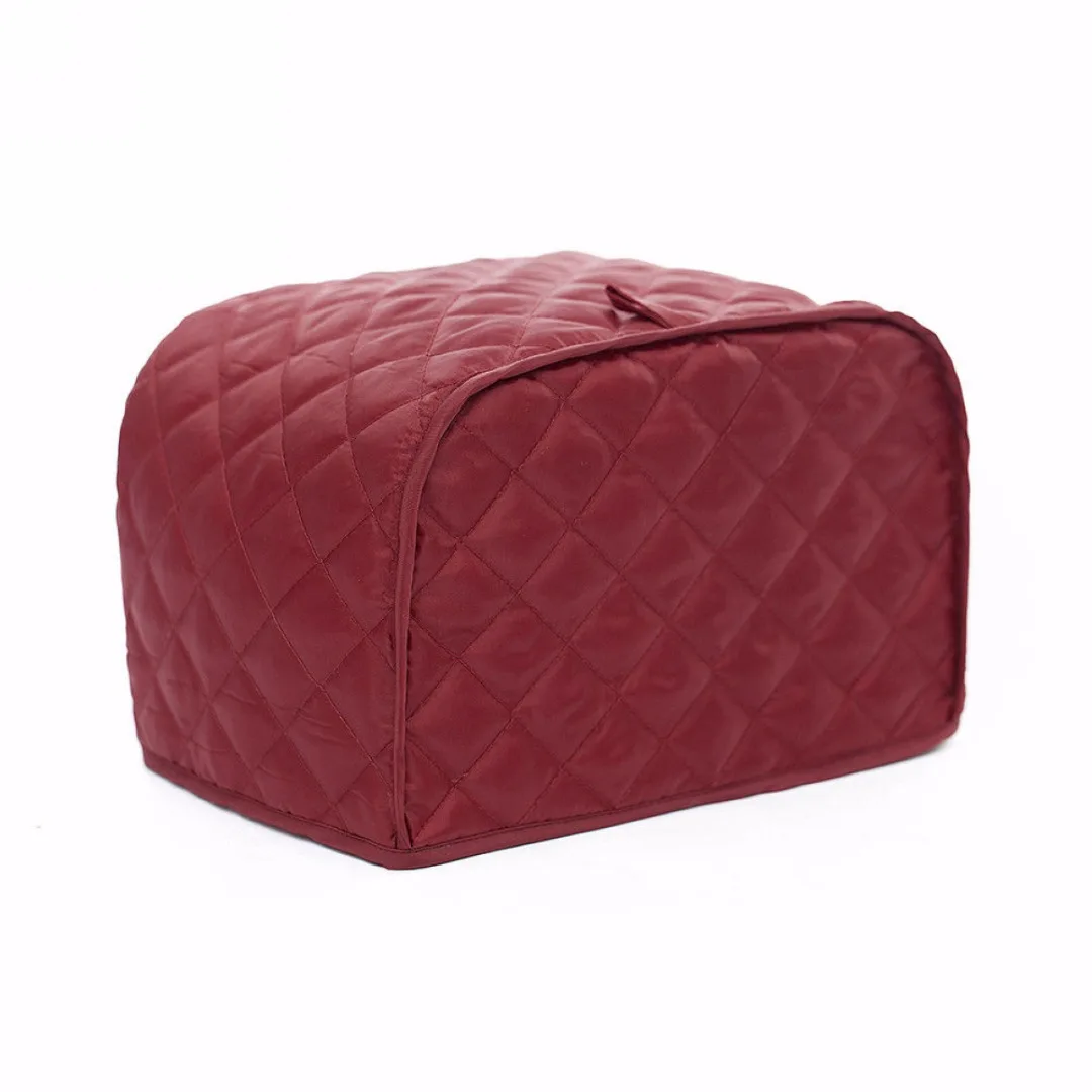 New Big Quilted Home Kitchen Dining Countertop Appliance 4 Slice Toaster Dust Cover