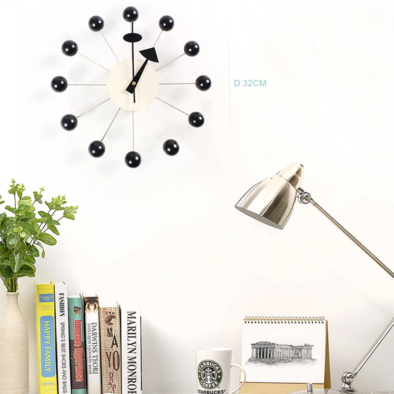 3D Wall Clock with Import Movement for Living Room Home Decor