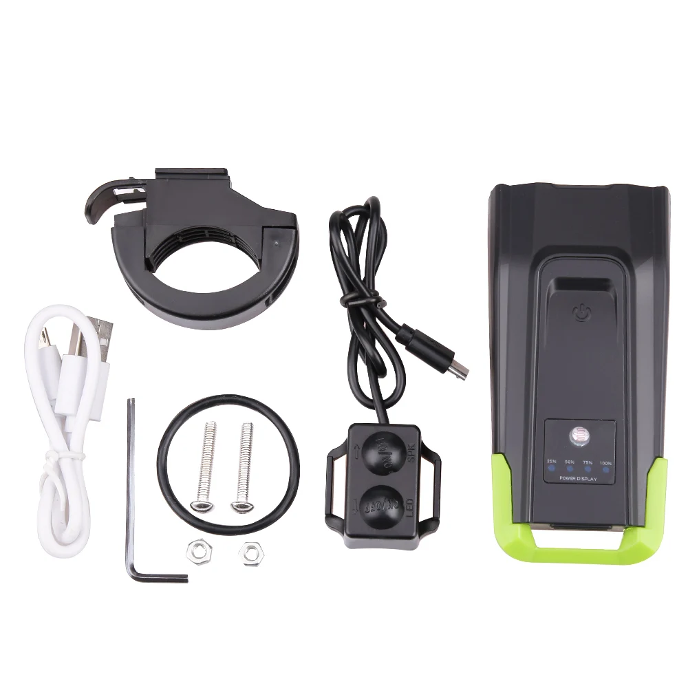 Cheap 4000mAh Induction Bicycle Front Light USB Rechargeable Smart Headlight With Horn 800 Lumen LED Bike Lamp Cycle FlashLight 17