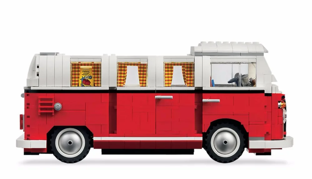 10569 Create Series City Car T1 Camper Van строительные блоки 1354 шт совместимые части игрушек с bela 10220