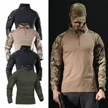 Men Outdoor Tactical Hunting T-shirt Combat Shirt Airsoft Paintball Tactical Military Army Shirts Uniform Hiking Hunting Shirt Men Outdoor Tactical Hunting T-shirt Combat Shirt Airsoft Paintball Tactical Military Army Shirts Uniform Hiking Hunting Shirt