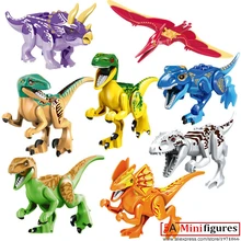 10 моделей Динозавров Юрского периода, конструкторских игрушек для детей