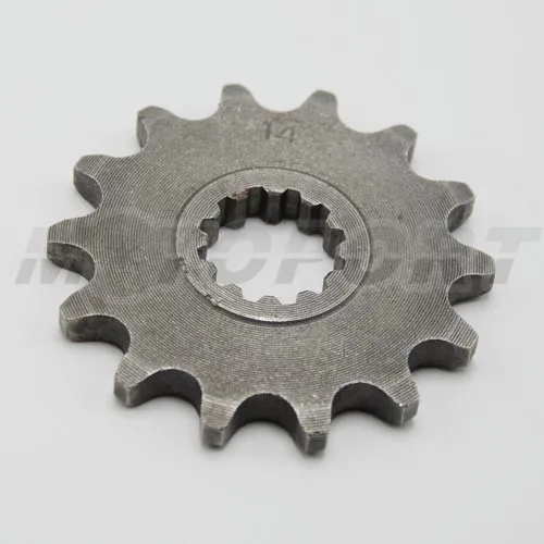 

420 14T For AM6 Steel Motorcycle Sprocket