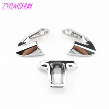 Набор из 3 предметов для VW Golf 6 Mk6 мужские поло Jetta MK5 2009 2010 2011 мужские поло bora рулевое управление хромированная отделка накладка наклейки