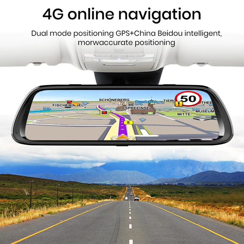 LDZDSEE 4G Android 8 1 ADAS Автомобильный видеорегистратор Камера FHD1080P зеркало заднего вида