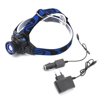 

Powerful Q5 LED Frontal Led Headlamp Headlight Flashlight Rechargeable Linternas Lampe Torch Head lamp Build-In Battery Charger
