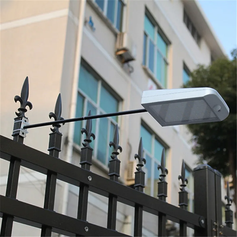

CLAITE 5W Solar Light PIR Motion Sensor 48 LED Security Street Light Outdoor White Light Wall Lamp for Garden Pathway