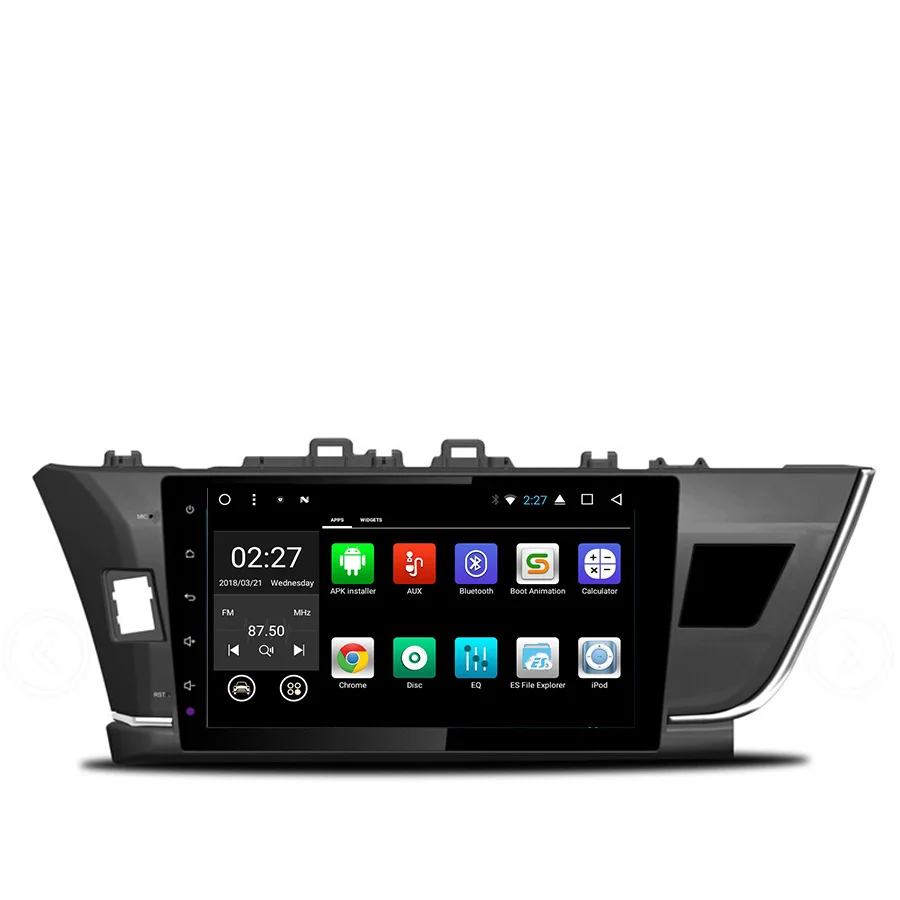 Cheap Asvegen HD Touch Screen Android 7.1 Quad Core Car Auto WIFI Video Multimedia Car Player GPS Navigation For Toyota COROLLA 2014 1
