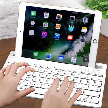 

Portable Universal 2.4GHz Wireless Bluetooth 3.0 Keyboard With Card Slot Support For iOS Android Windows HSJ-19