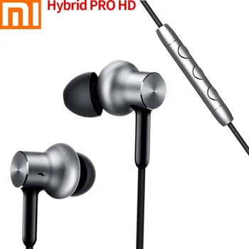 

Original Xiaomi Mi In-Ear Hybrid Pro HD Earphone With Mic Noise Cancelling Mi Headset for Mobile Phones Huawei Redmi 4