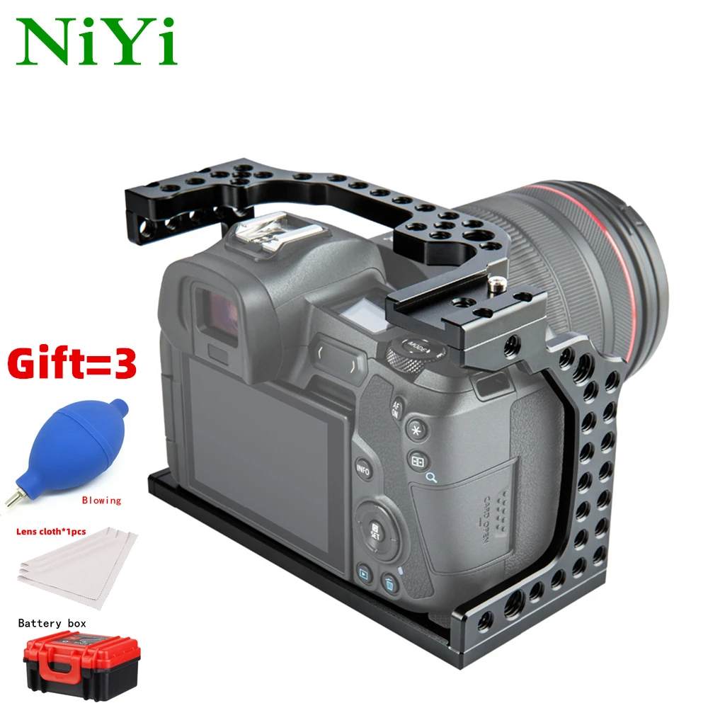 Viltrox CR 01 камера клетка для Canon EOS R полная Рамка Rig ручка Estabilizador Celular Diy комплект