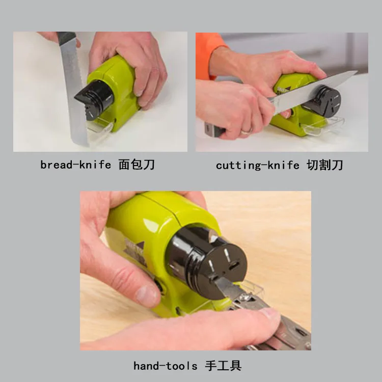 Точилка для ножей Профессиональная электрическая точилка для ножа быстрая острая точилка для ножей с мотором вращающаяся заточка точильный камень инструмент