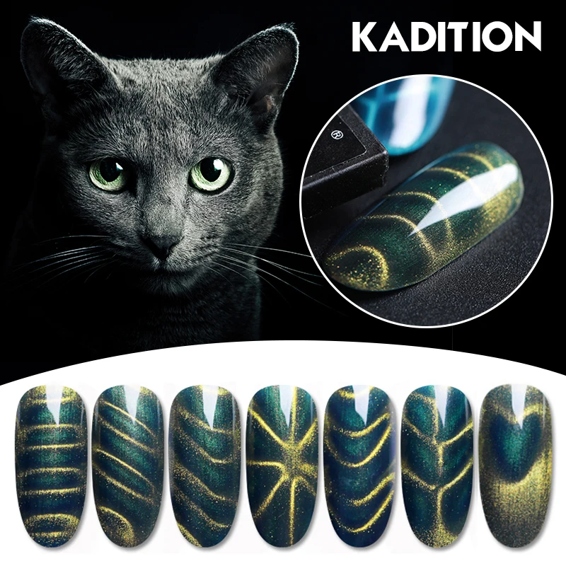 

KADITON 13 Style Extra Magnetic Thick Magnet Stick Tools for Cat Eye Nail Gel Polish Magnetic Pen 3D Magic DIY Effect Gel Polish