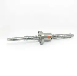 25 мм 2510 ШВП проката C7 ballscrew SFU2510 1250 мм BK20 BF20 end обработки один 2510 фланец, гайка для ЧПУ части