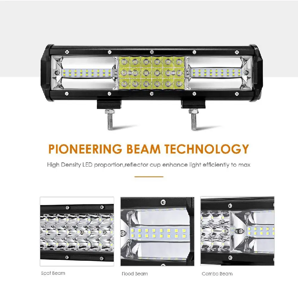 Partol 4 7 12 20 22 21 23; большие размеры 34-42 50 дюймов светодиодный светильник бар для Turcks 3-рядная прямые изогнутые светодиодный бар 12v 24v 6000K для внедорожник ATV