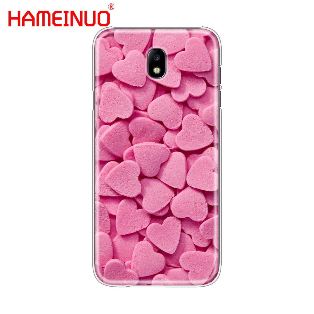 Чехол для телефона HAMEINUO однотонный розовый чехол с принтом Samsung Galaxy J3 J5 J7 2017 J527 J727