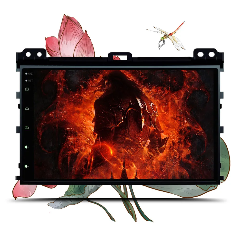 Deckless 9 &quotВосьмиядерный автомобильный Радио для Toyota Prado 120 2004 2009 Android 10 0 dvd плеер с
