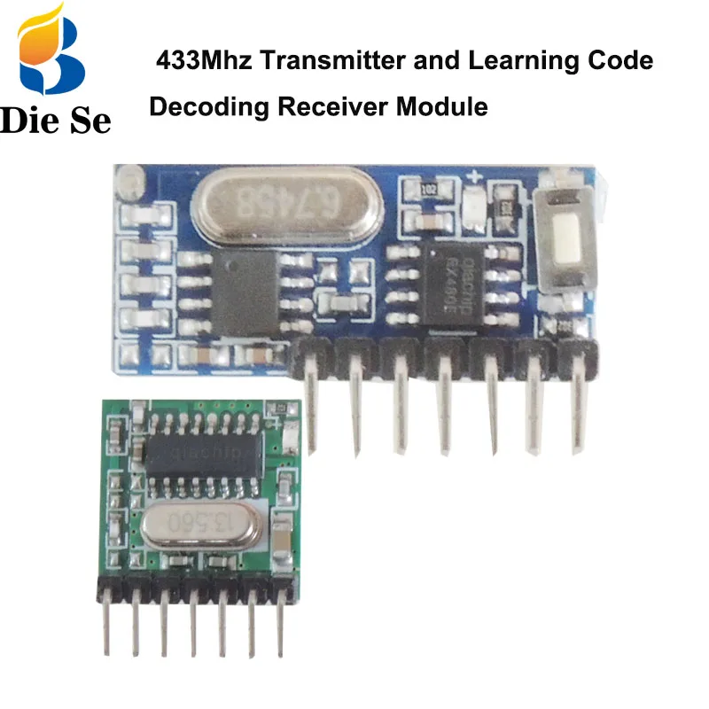 433 МГц Супергетеродинный RF передатчик и приемник модуль переключатель для ардуино uno беспроводные наборы DIY 433 МГц пульты дистанционного управления - Цвет: 1 R 1T