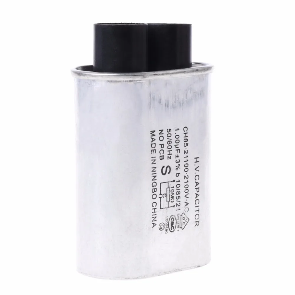 AC 2100V Microwave Oven High Voltage HV Capacitor 0.90uF or 1.00uF Replacement Universal microwave oven spare parts
