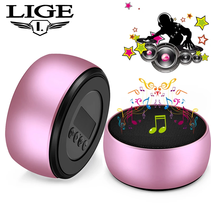 

LIGE Bluetooth speaker mini portable wireless speaker true wireless bluetooth speaker 3D super bass fabric bluetooth speaker
