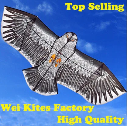Free Shipping with100m handle Line Outdoor Fun Sports 1.6m Eagle Kite high quality flying higher ...