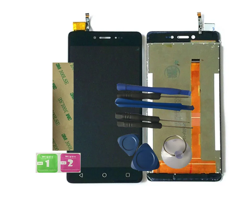 

RYKKZ For Myphone my88DTV LCD Display With Touch Screen Digitizer Assembly Replacement With Tools+3M Sticker