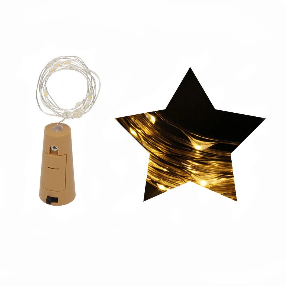 

Bottle Lights Cork Shape For 3 Meter 30 LED Wine Bottle String Party Romantic String Holiday Outdoor Wedding