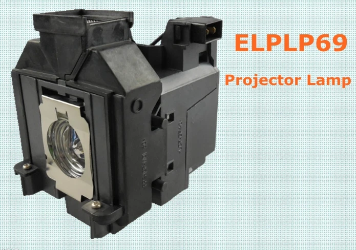 Новая Оригинальная Лампа для проектора ELPLP69/V13H010L69 для EPSON, Лампа для проектора