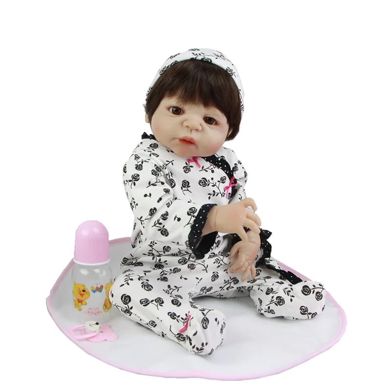 

So Truly Real 23 Inch Girl Princess Doll Lifelike Reborn Newborn Babies Toy Waterproof Realistic Dolls Kids Birthday Xmas Gift