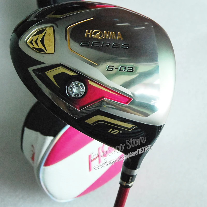 S-03 cooyute جديد إمرأة نوادي الجولف هونما جولف الخشب تعيين سائق + 3/5 الممر السالك ودز الجرافيت رمح الجولف الخشب غطاء الرأس شحن مجاني