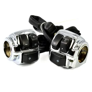 

BJMOTO Motorcycle Handlebar Control Switch For Harley SOFTAIL DYNA SPORTSTER V-ROD 1996-2012 Handle Bar Switches