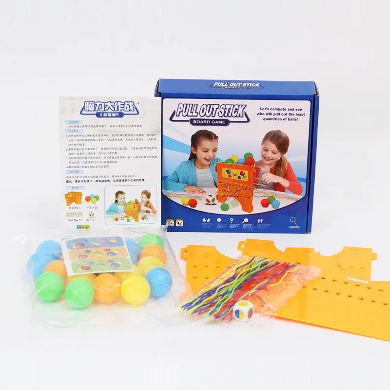 

Fun novelty pull out stick game board game child's practice thought ability Kids montessori educational toys