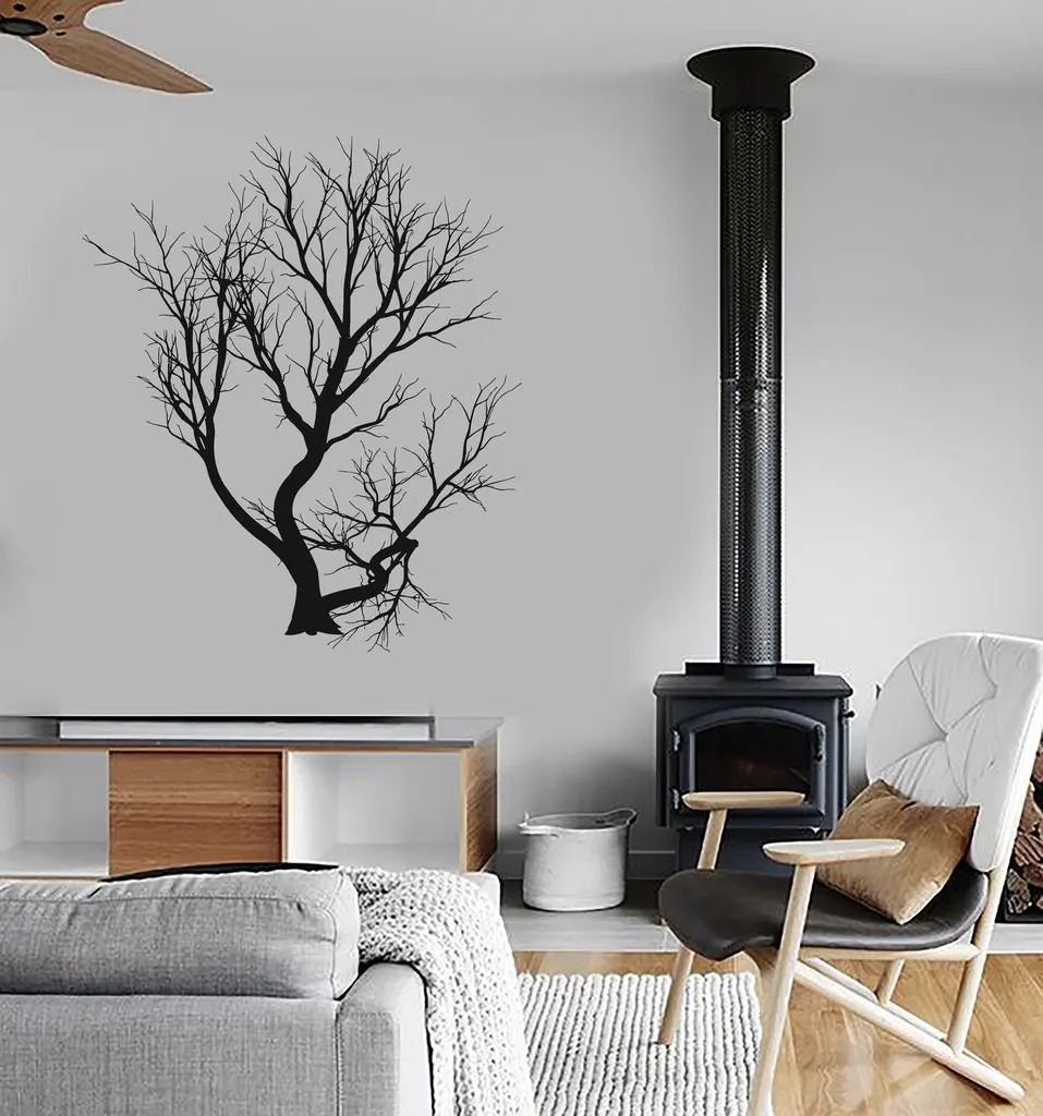 

Tree Branches Forest Vinyl Wall Stickers Decor Living Room Bedroom Wall Sticker Waterproof Wall Decal Creative Mural SA233
